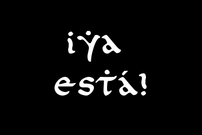 ¡Ya está!