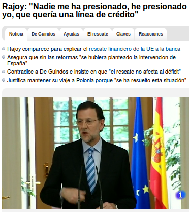 Transparencia, silencio  y bail out